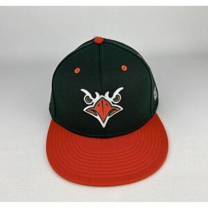 The Game Pro Hudson Hawks Gametek II Orange Green Snapback Hat Cap Large A Flex
